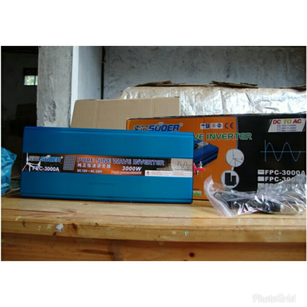Terbaru Suoer Solar Power Inverter PSW Pure Sine Wave Murni 3000 Watt FPC 3000