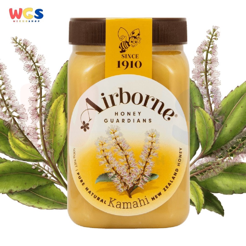 Airborne Honey Guardians Pure Natural Kamahi New Zealand Honey 500g