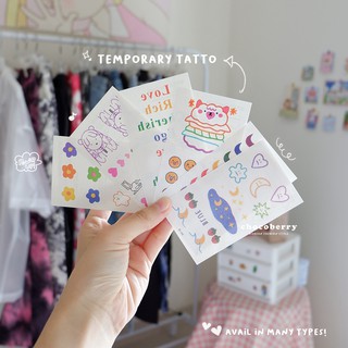 CHOCOBERRY - TEMPORARY TATTO #4 //stiker tato temporer ...