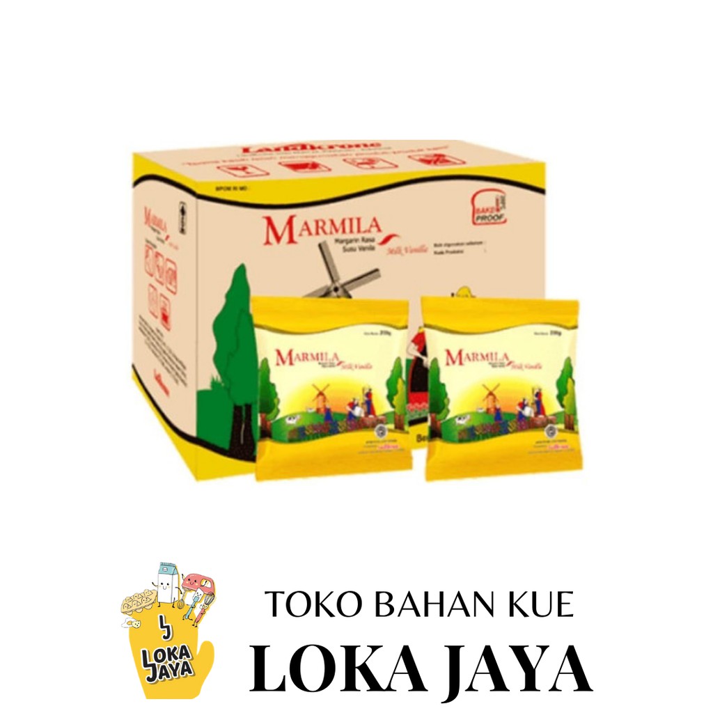 

MARGARINE/MARGARIN SUSU VANILLA MARMILA 250GR