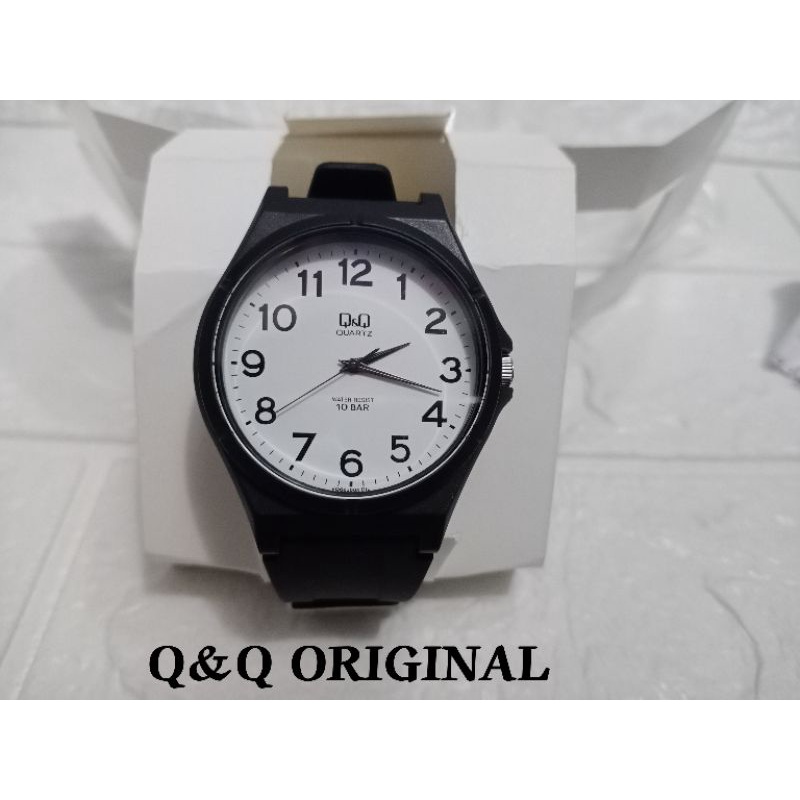 jam tangan cowok rubber Q&amp;Q VQ66/JAM TANGAN BAGUS