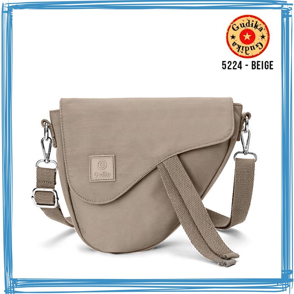 SALE GUDIKA Bag 5224 - Tas Wanita Selempang Trendy Viral Import Original - Tas Selempang Wanita Bahu Kekinian Bahan Nylon Waterproof Anti Air - slingbag - tas mini - bag - tas cewek - tas imut - tas fashion - tas slempang - tas murah - tas ori - tas kecil