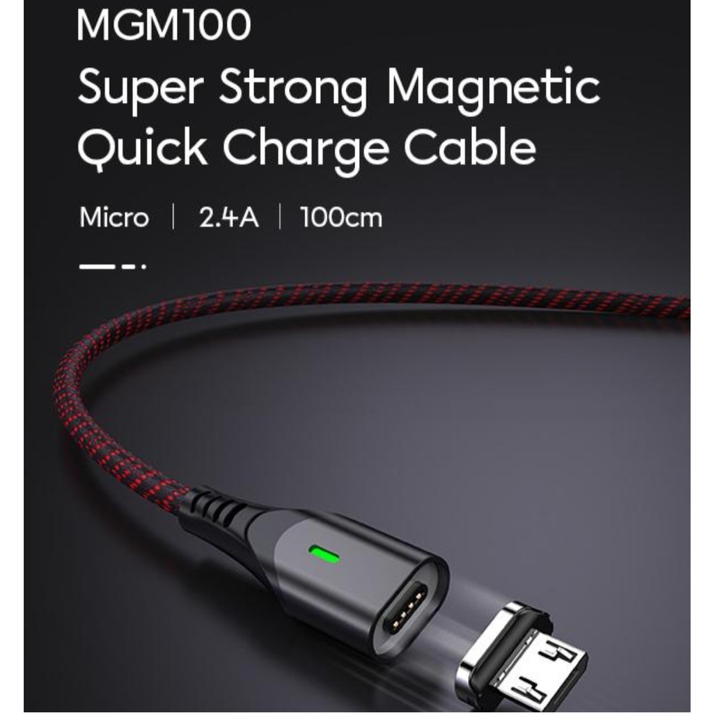 VIVAN MAGNETIC ANDROID Kabel MICRO - USB / kabel charger android 100cm 2.4A VIVAN MGM100