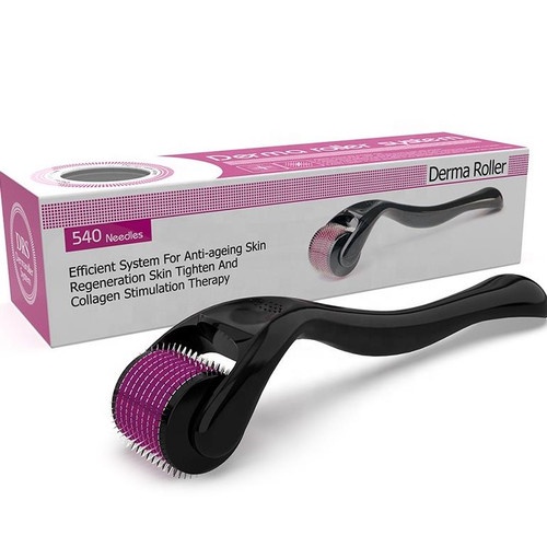 [ORI HOLOGRAM] DERMAROLLER / DERMA ROLLER stainless steel skin face penghilang bekas bopeng jerawat