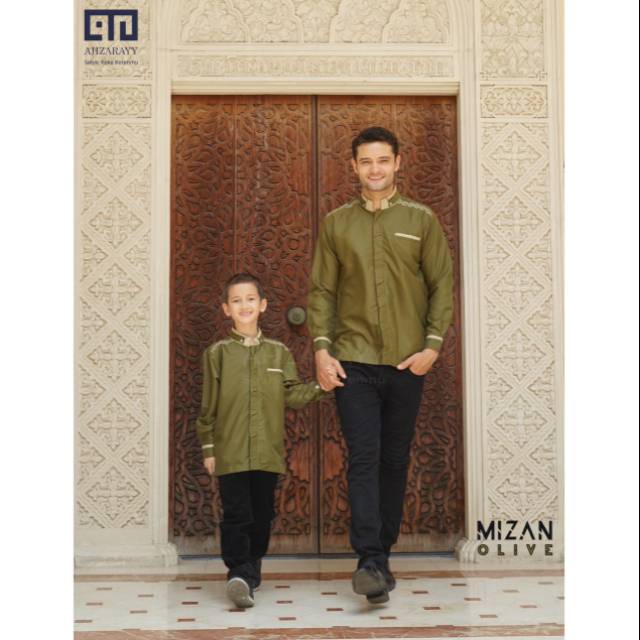 Koko Couple Lebaran Mizan Olive Ori by Ahzarayy