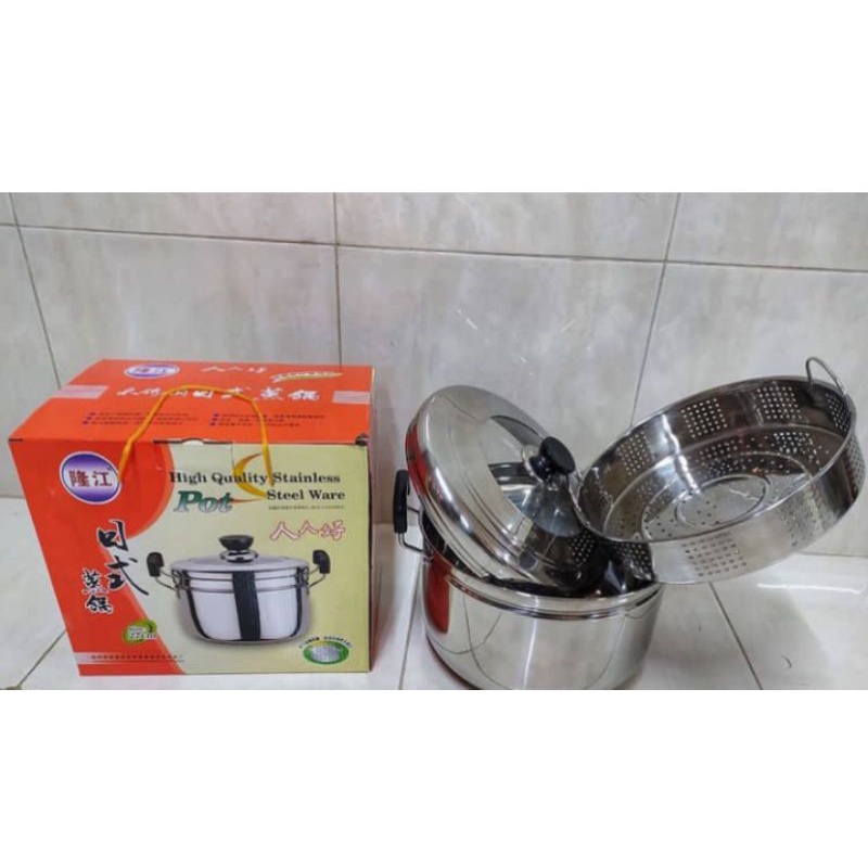 Panci Kukus Calypso Steamer Calypso Japanese Stainless Steel 28cm