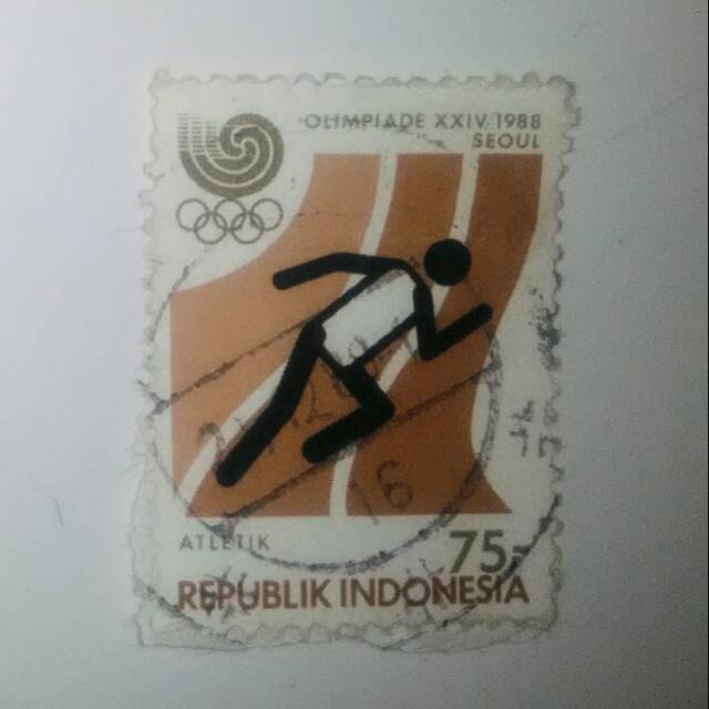 Perangko RI thn 1988 tema Olimpiade