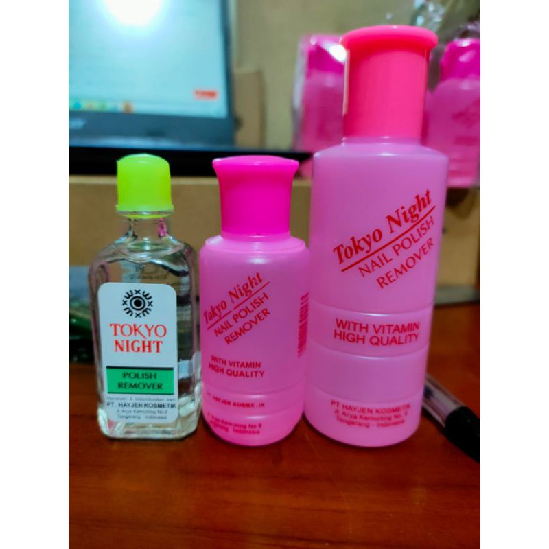 ⭐BAGUS⭐ TOKYO NIGHT NAIL POLISH REMOVER | Aseton / Pembersih Cat Kuku / Kutek 20 / 40/ 76ml