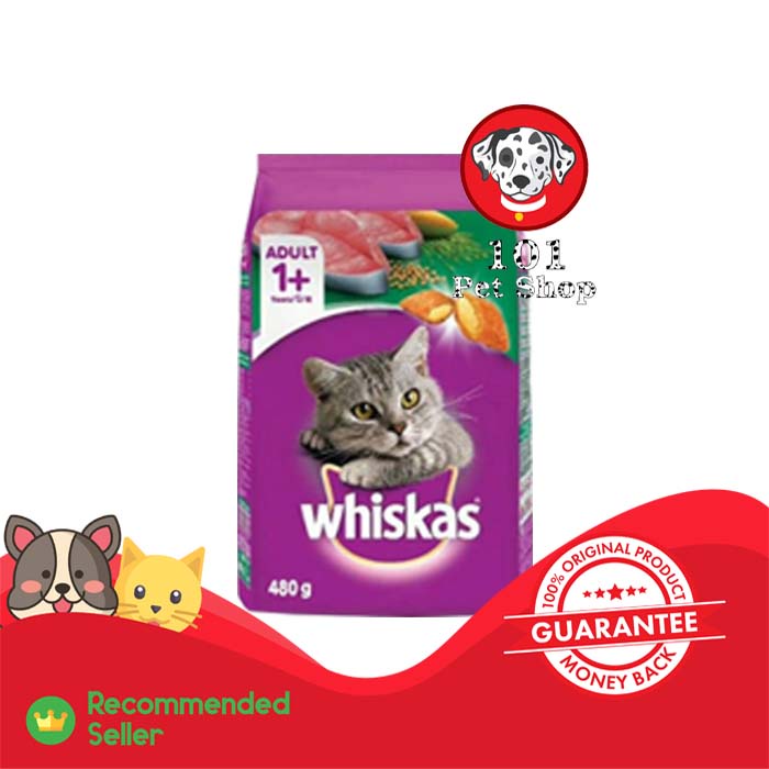 MAKANAN KUCING WHISKAS TUNA 480GR