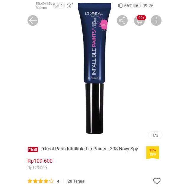 Khansa-Loreal Paris Infallible lip Paints