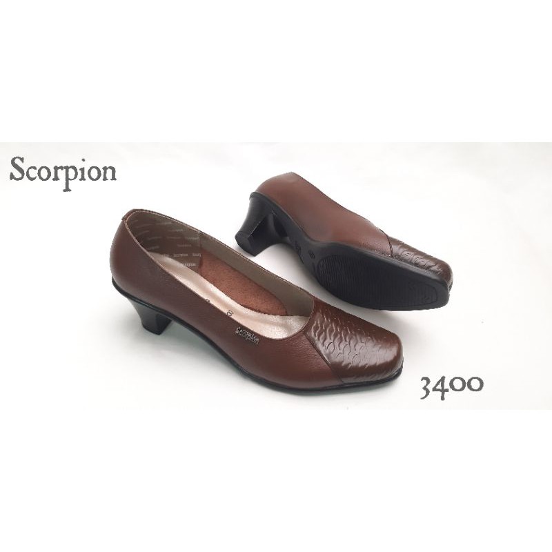 SCORPION SEPATU WANITA KULIT UNTUK KERJA 3400