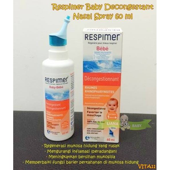 VITA11 PHYSIOMER BABY DECONGESTANT HYPERTONIC ORANGE NASAL SPRAY 60 ML PENYEMPROT HIDUNG BUNTU ed 8 2024