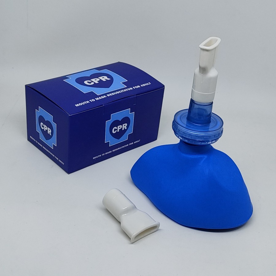 Alat Medis Alkes CPR Mouth to Mouth Mask resuscitator for Adult (Reusable)|Masker Medis|Gudang Medis