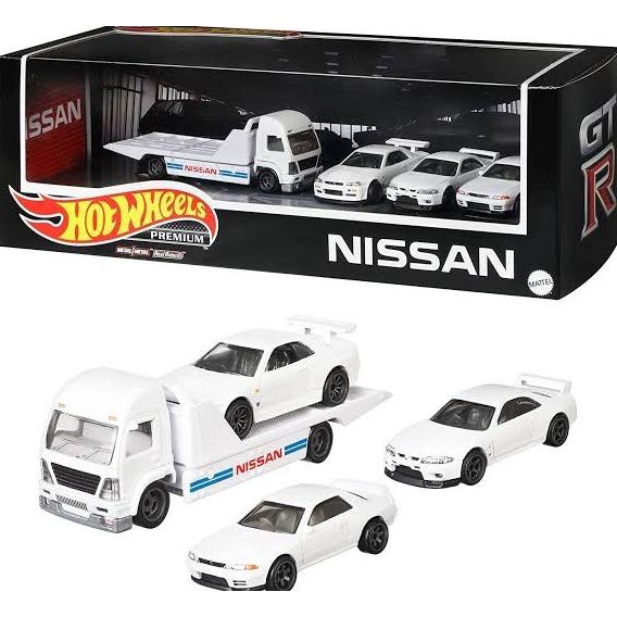 Hotwheels Nissan Diorama Set Premium -Hotwheels koleksi Premium Nissan