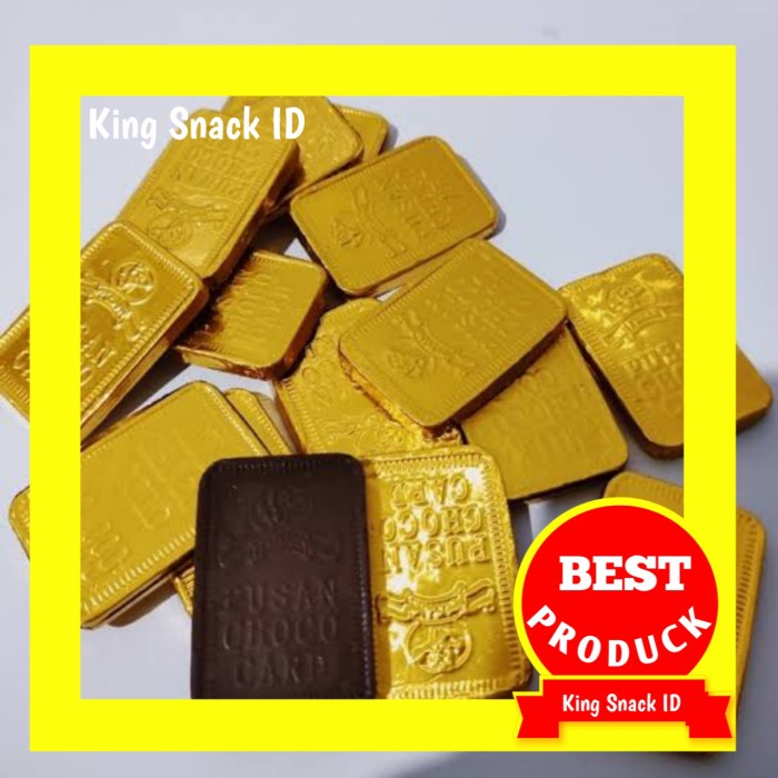 

COKLAT BATANGAN EMAS / COKELAT BATANG MAS / GOLD BAR CHOCOLATE 50 PC