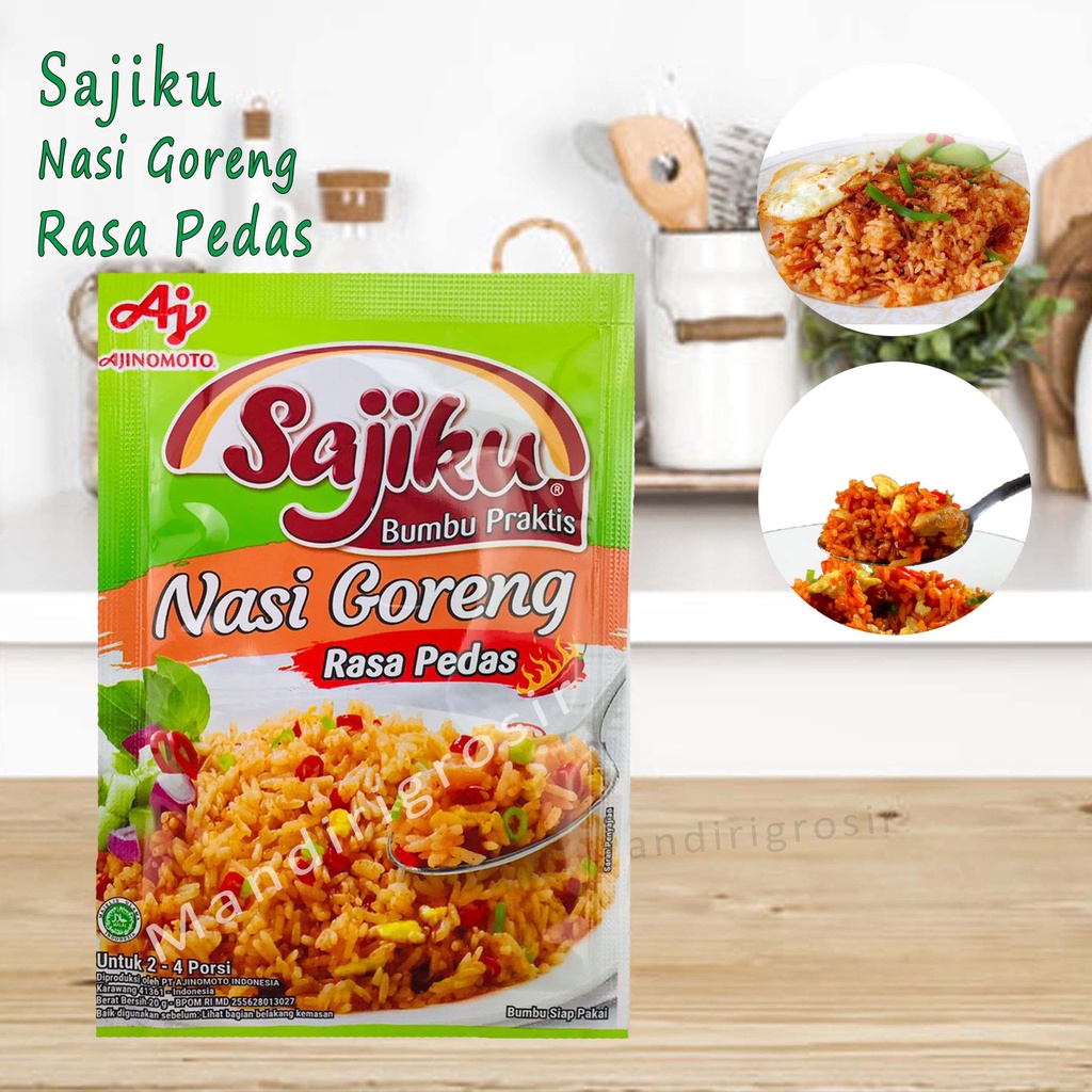 BUMBU * NASI GORENG * RASA PEDAS * SAJIKU * 20g