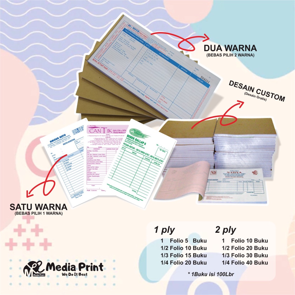 

Nota 2ply Custom Free design