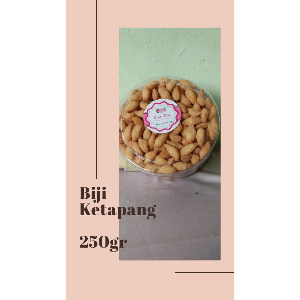 

KUE BIJI KETAPANG / KUE ASLI BETAWI, RENYAH GURIH DAN MANIS