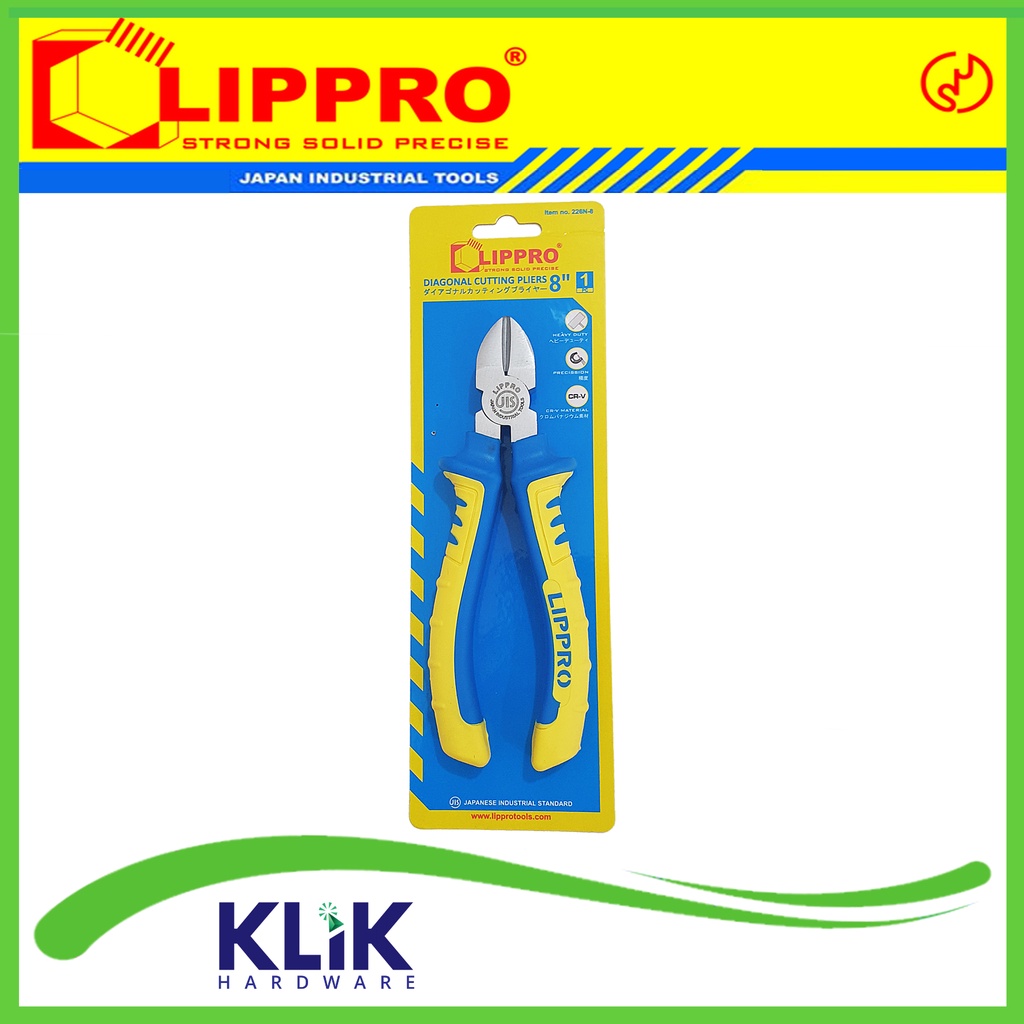 Lippro Tang Potong 8 Inch Satin - Diagonal Cutting Plier