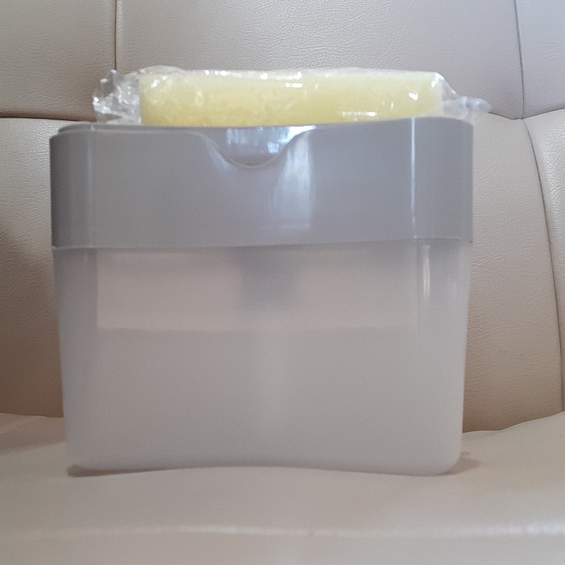 Tempat Sabun Cuci Piring Cairan Busa Sponge Soap Pump Sponge