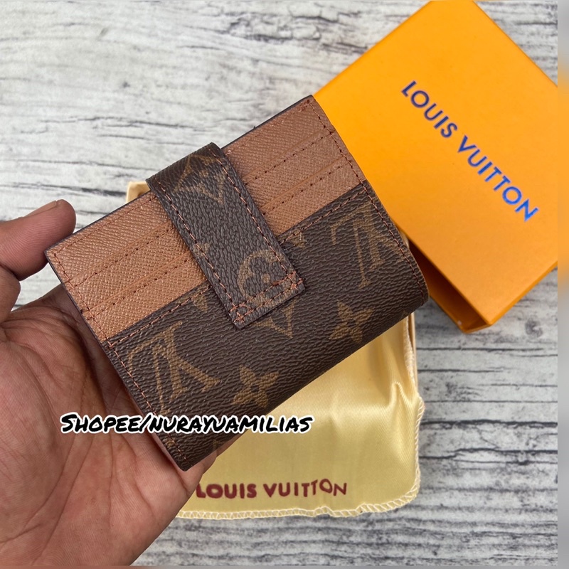 card holder louis Vuitton import dompet kartu lv dompet wanita branded