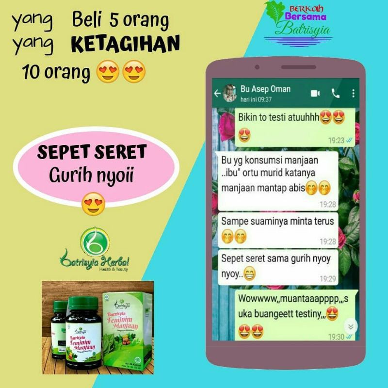 PAKET RAPAT KESAT MISS V/ OBAT KEPUTIHAN AMPUH/OBAT KISTA/MANJAKANI/PERAPAT MISS V HERBAL AMAN BPOM