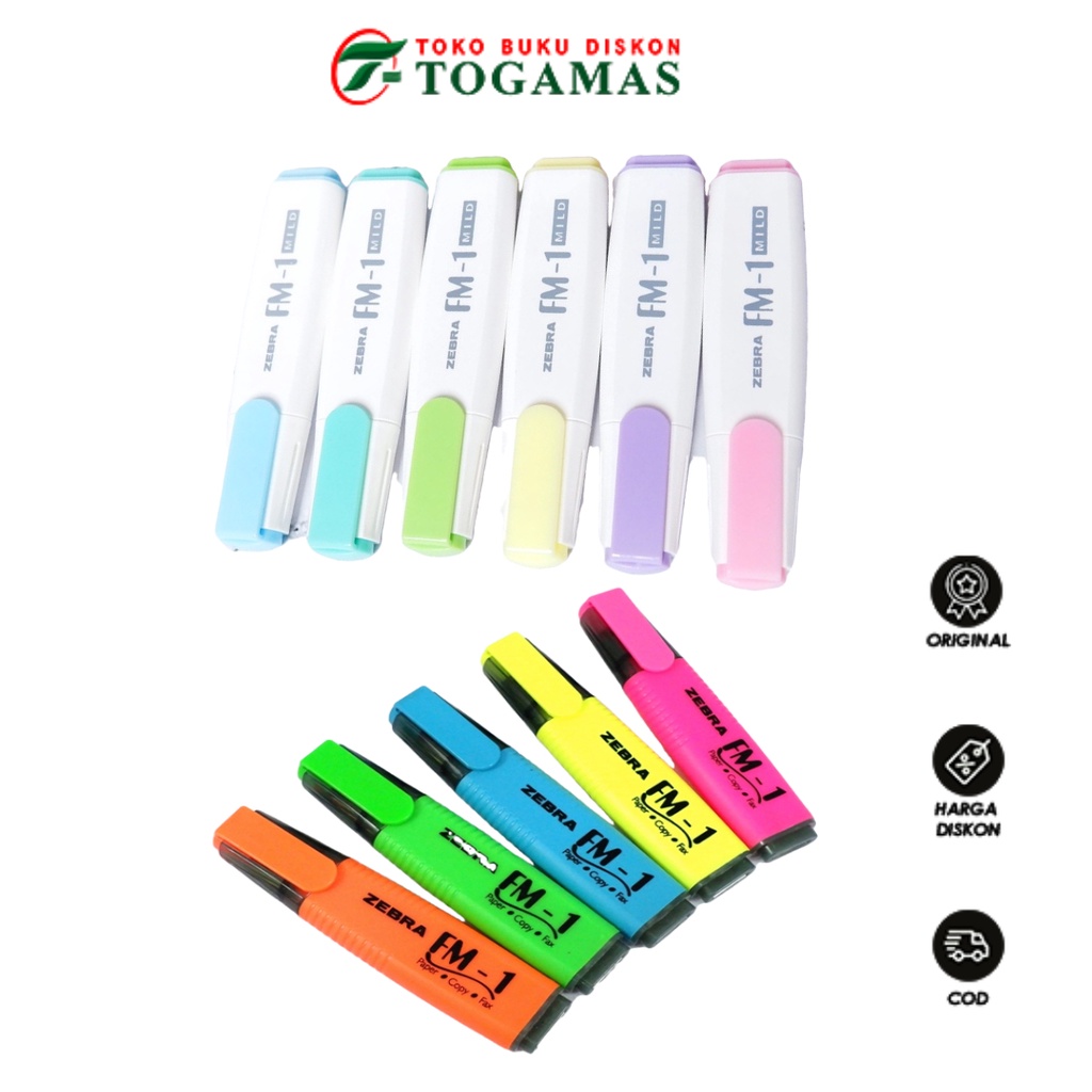 

BEST SELLER !!! HIGHLIGHTER TEXTLINER TEXTLINER HIGHLIGHTER FM-1 ZEBRA