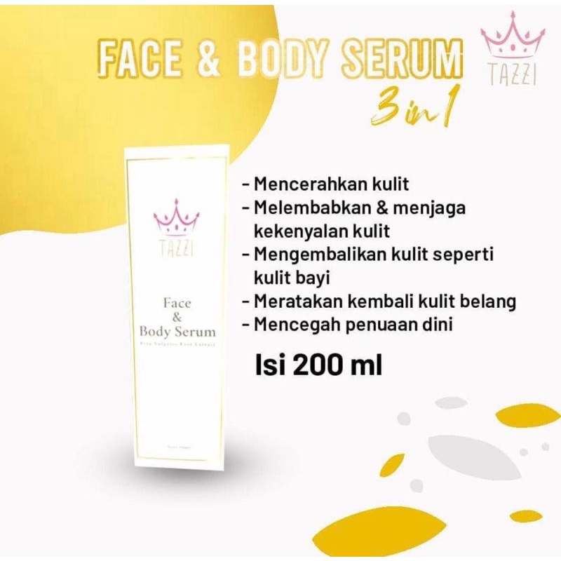 tazzi face &amp; body serum