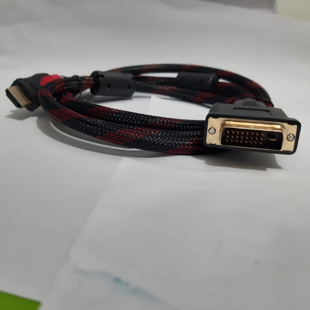 Kabel DVI 24+1 To HDMI 1,5Meter Jaring