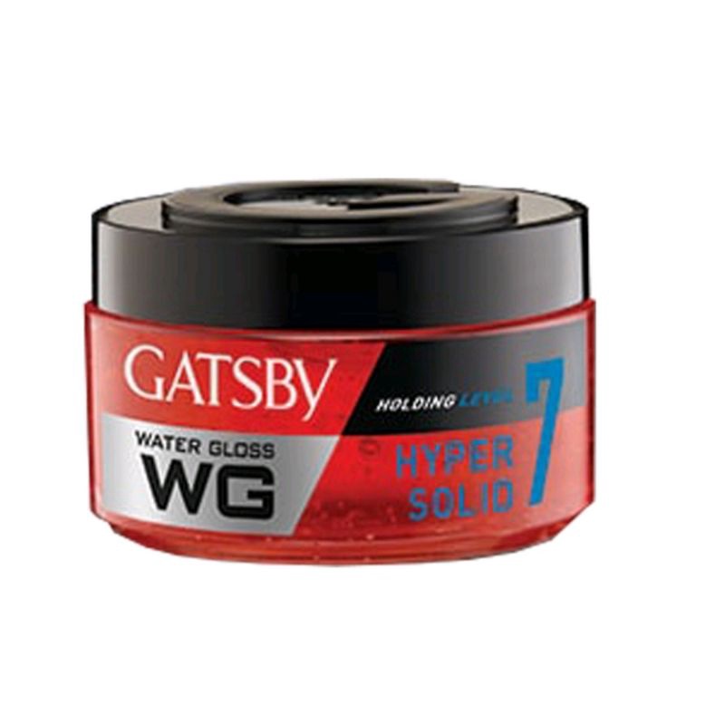 Gatsby Water Gloss Super Hard Soft Hyper Solid WG Merah Kuning Biru 30gr/Minyak Rambut Gatsby Water Gloss