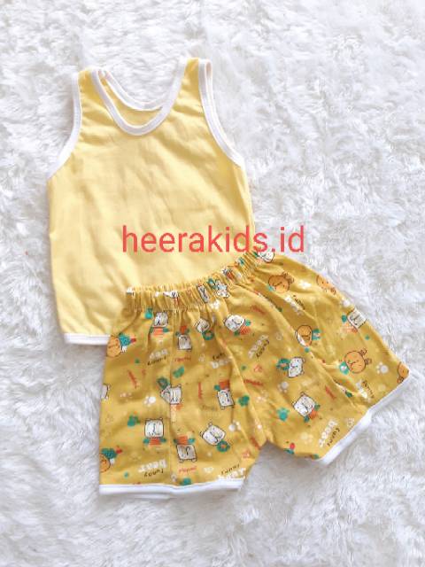 Setelan Anak Model Kutung/Singlet Umur 0-2 Tahun-6