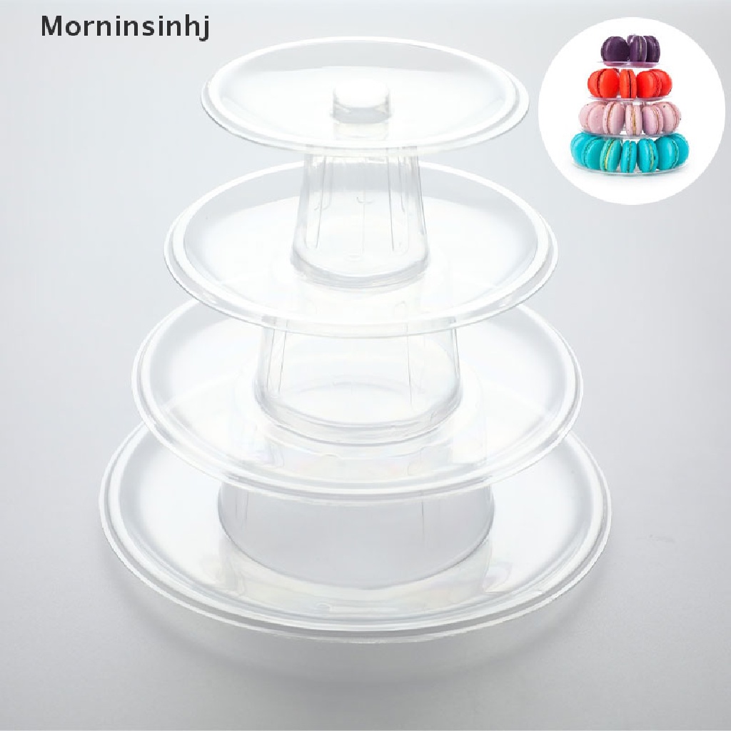 Mornin Multitiers Macaron Display Stand Cupcake Tower Rack Cake Stand Nampan PVC Kue id