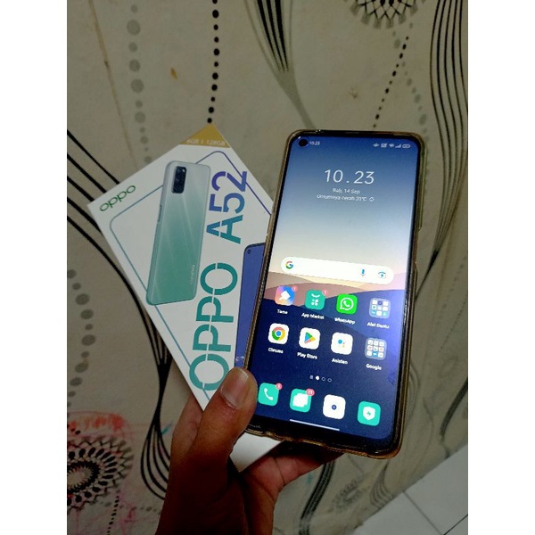 Oppo A52 Ram 6/128 second/ bekas fullset mulus