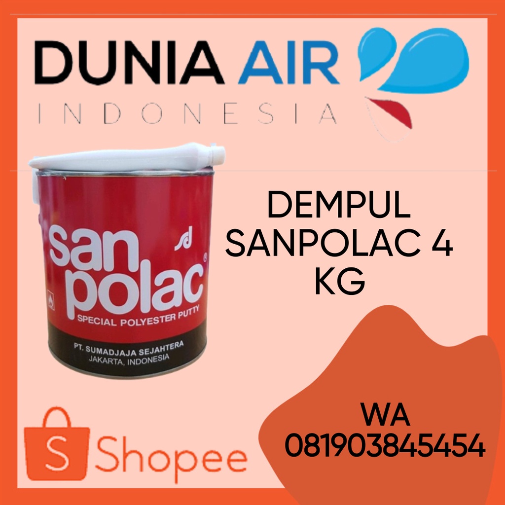 DEMPUL SANPOLAC 4KG / DEMPUL MOBIL / DEMPUL MOTOR / DEMPUL BESI