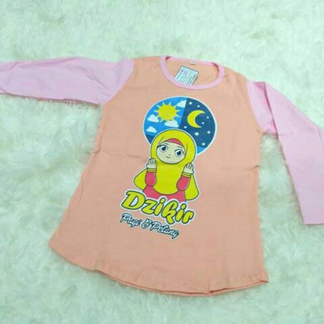 Raglan Muslim Perempuan/kaos perempuan muslim /kaos anak perempuan raglan