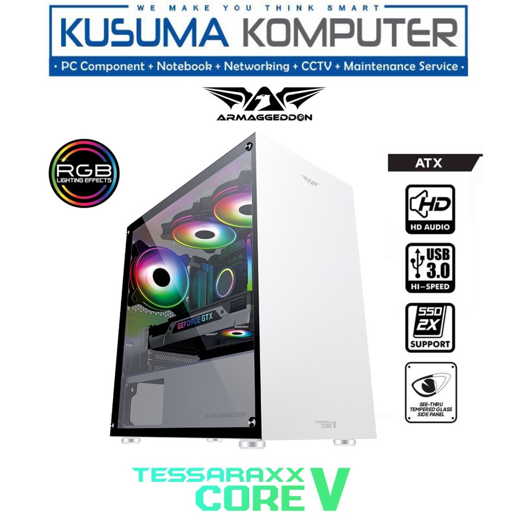 Casing PC Armaggeddon Tessaraxx Core V White