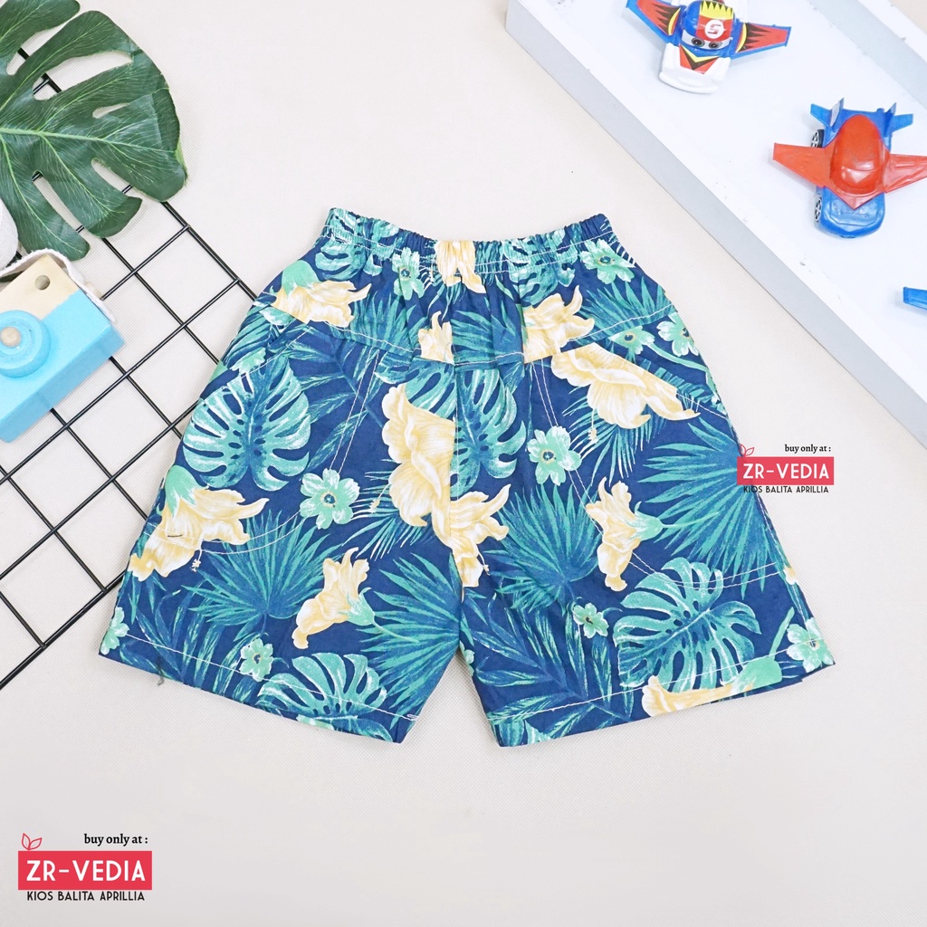 (Kode Z) Celana Anak uk 2-3 Tahun / Short Pants Anak Pendek Kids Cewek Flower Perempuan Murah Adem