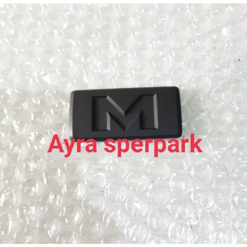 Emblem tipe M daihatsu terios xenia ayla sigra