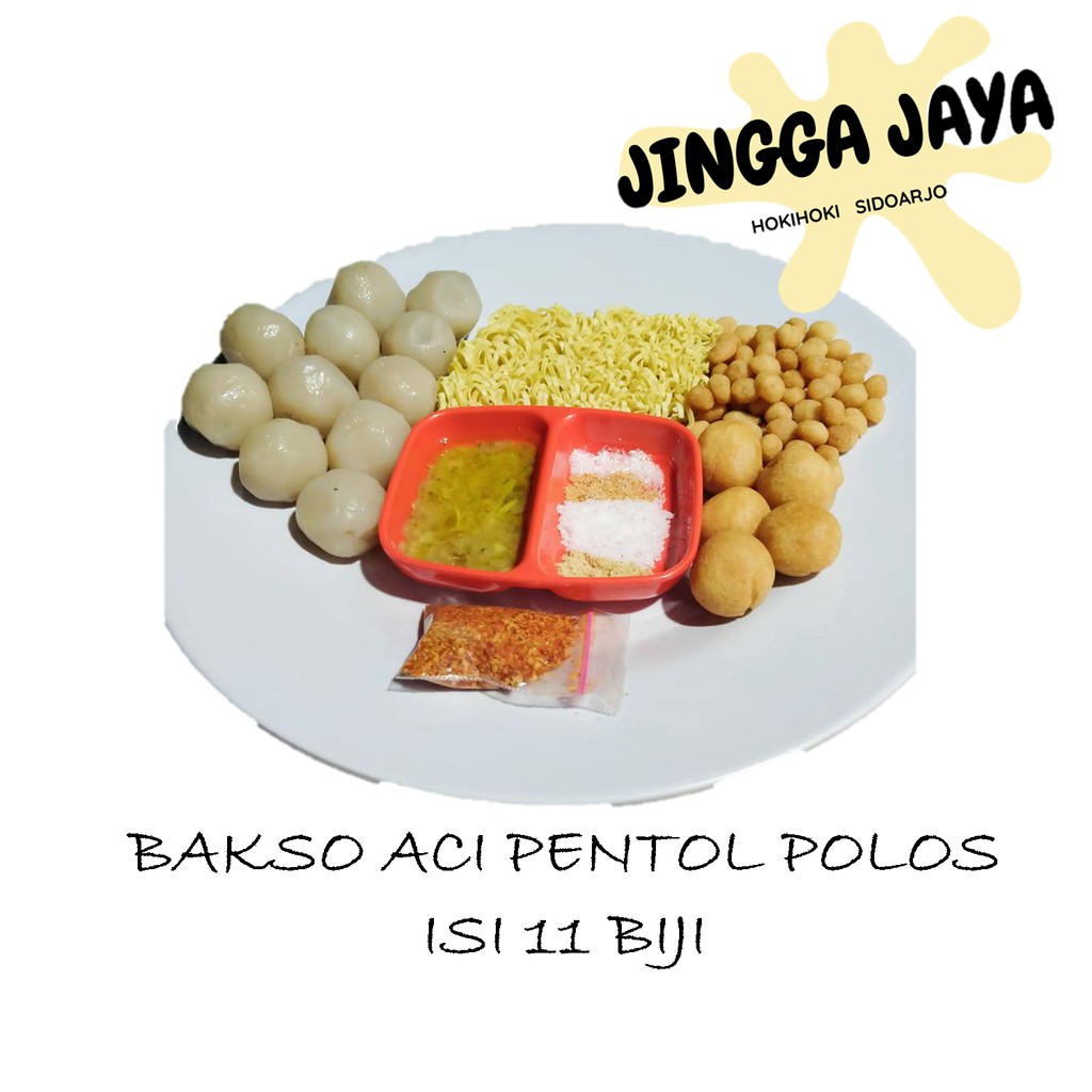 

BOCI INSTAN PENTOL POLOS TANPA ISI BIJI BASO ACI BAKSO ACI