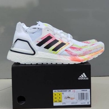 Sepatu Running Pria Adidas Ultraboost 20 FW8169 "White" BNIB Original