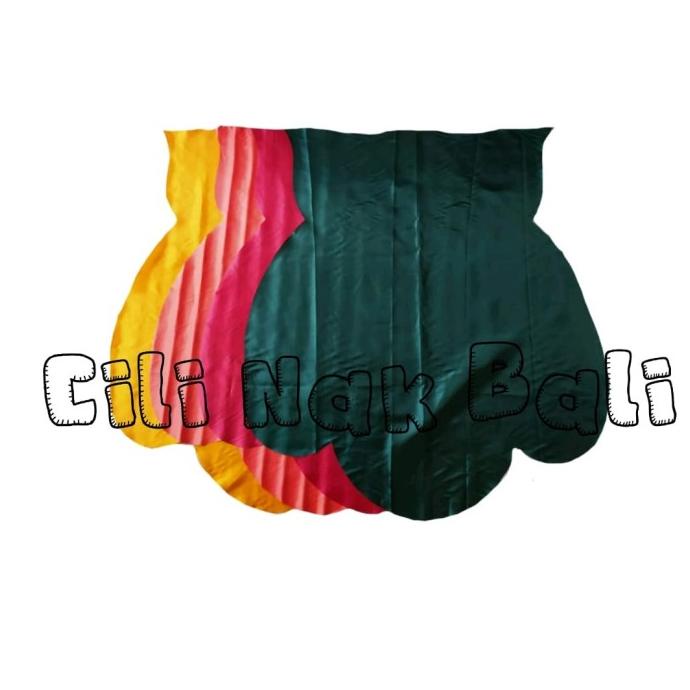 ] Kain layangan celepuk burung hantu polos warna warni 110cm x 120cm