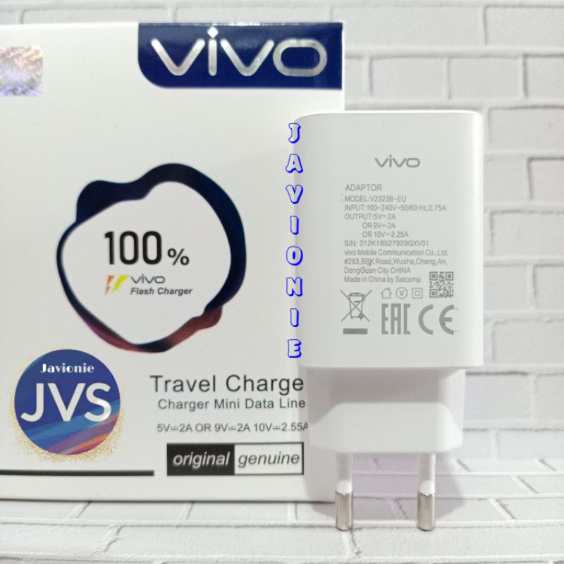 Charger Casan VIVO Y20 Y20i Y20S G 2021 18 Watt Original 100% Fast Charging MICRO USB