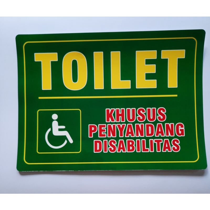 

Stiker Toilet Kusus Penyandang Disabilitas | Stiker Kamar Mandi