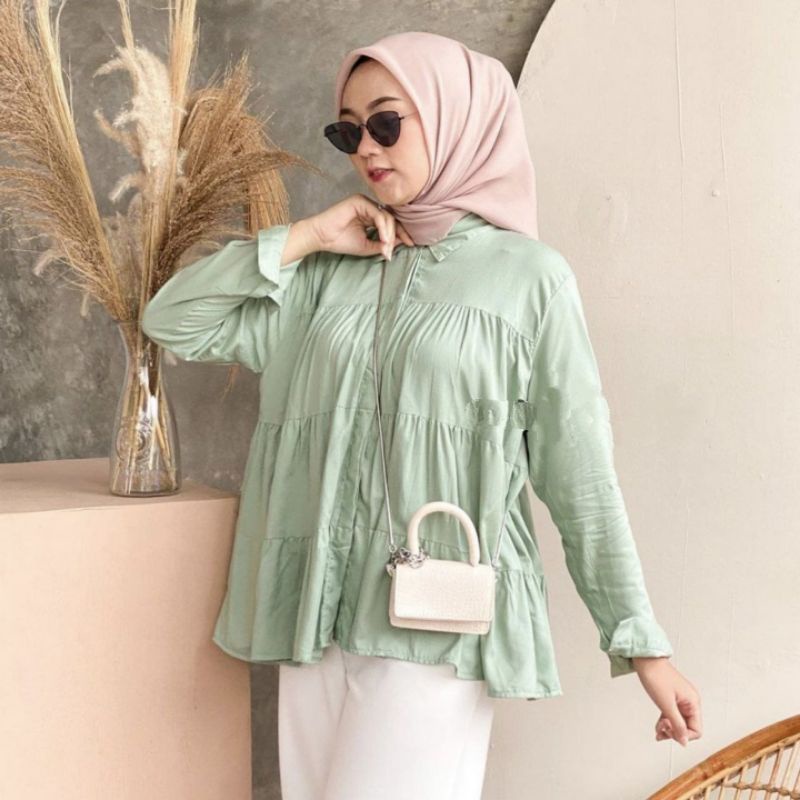 Blouse/ Atasan wanita Rayon/ BLOUSE OOTD/ BLOUSE VIRAL