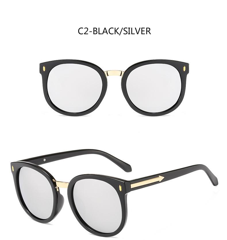 Korean retro fashion anti-UV sunglasses