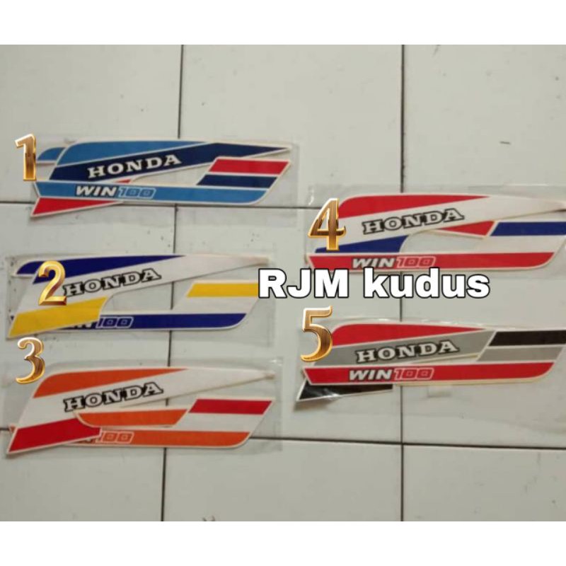 stiker striping Honda win variasi