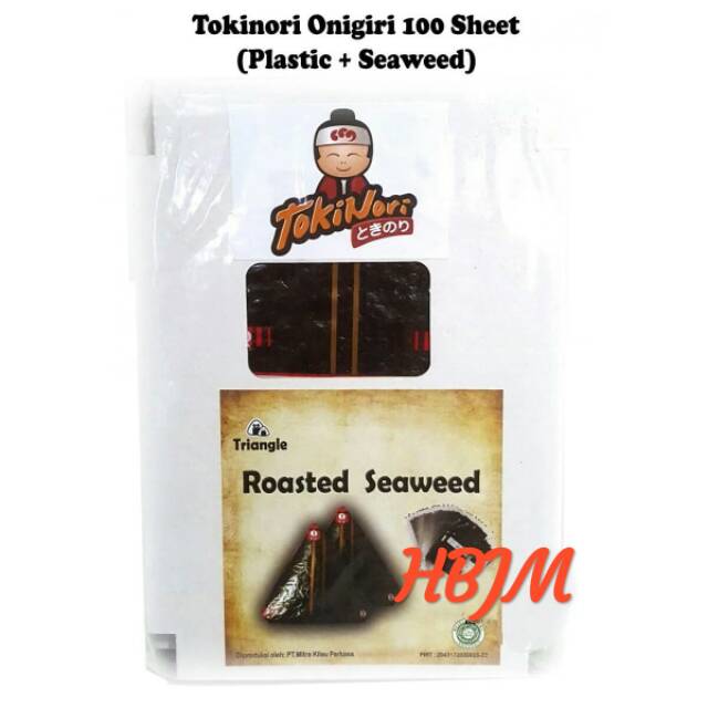 

Tokinori triangle onigiri roasted seeweed 100 sheet