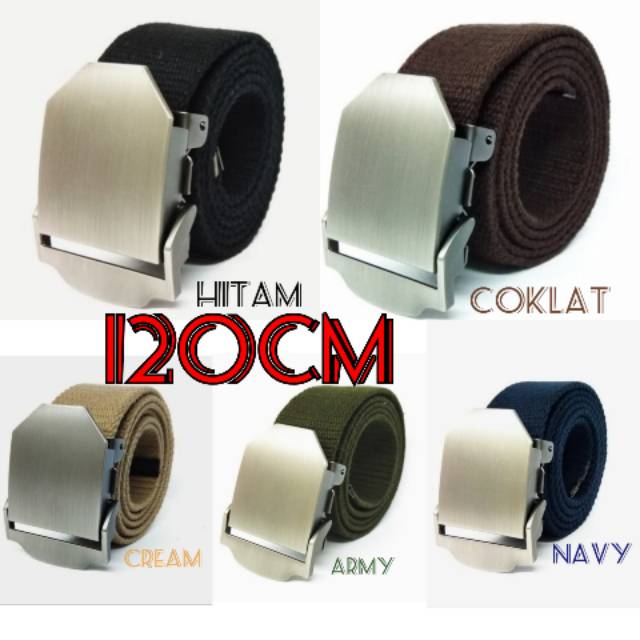 Ikat Pinggang Jepit polos kanvas 007 BP