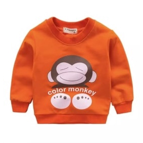 Sweater Anak Laki - laki / Perempuan bahan fleece 1-4 Tahun / COLOR MONKEY