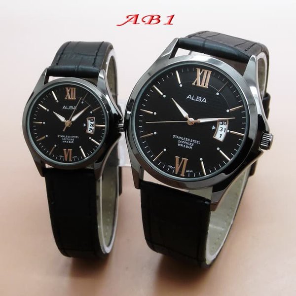 TERBARU   Jam Tangan Couple Alba TERLARIS, TERMURAH